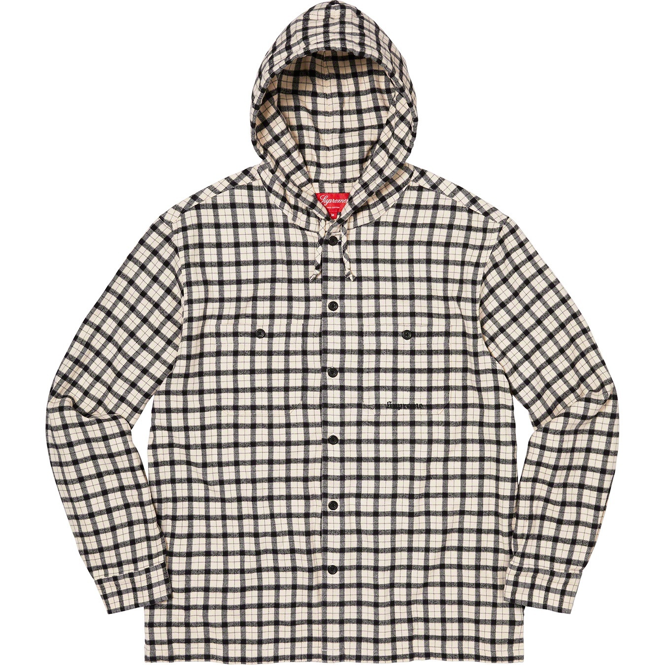 Mini Plaid Hooded Shirt view 10